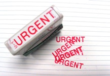 super urgent Comment résister a l’urgence?
